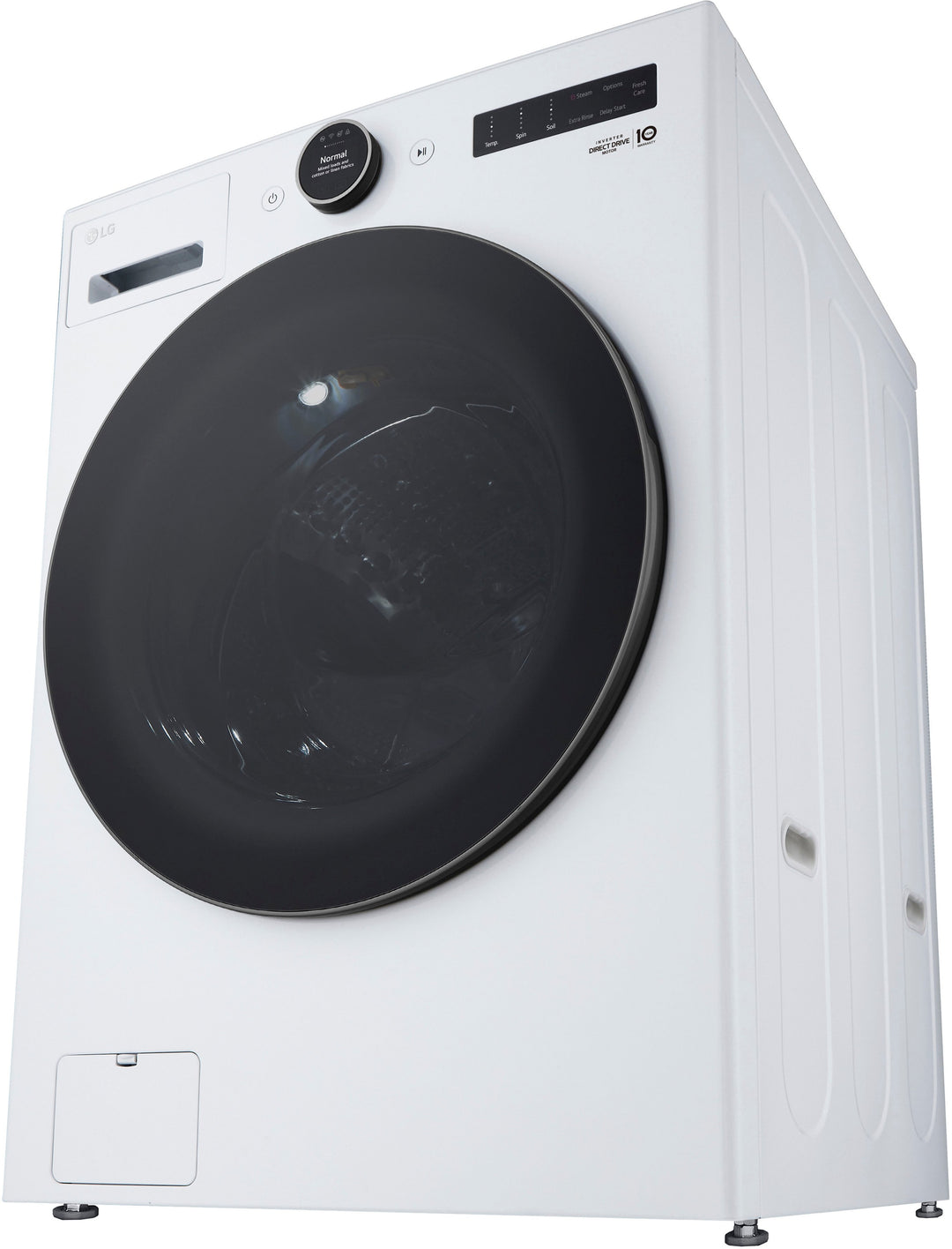 LG - 4.5 Cu. Ft. High-Efficiency Smart Front Load Washer with Steam and TurboWash 360 - White_5