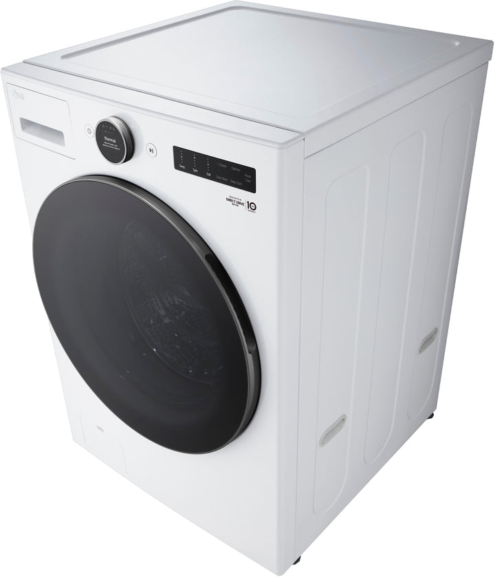 LG - 4.5 Cu. Ft. High-Efficiency Smart Front Load Washer with Steam and TurboWash 360 - White_3