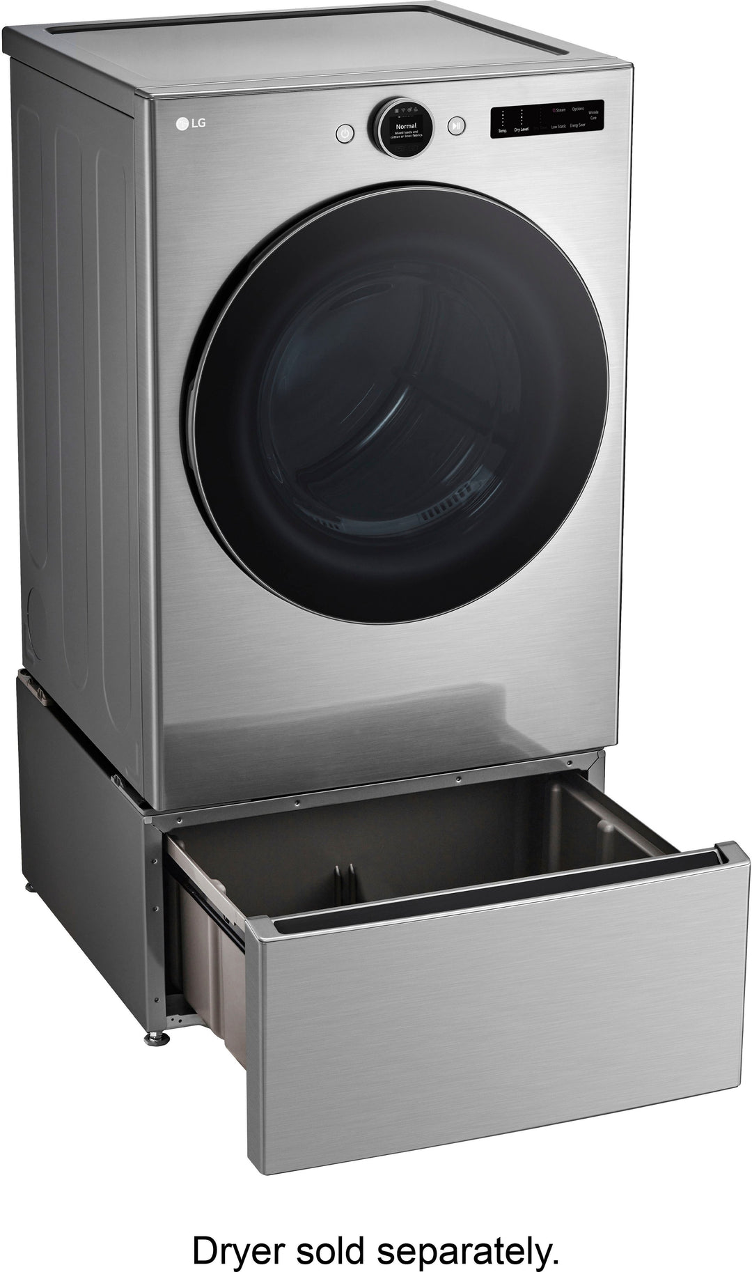 LG - 27" Laundry Pedestal with Storage Drawer - Graphite Steel_7