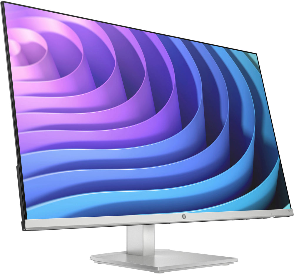 HP - 27" IPS LED FHD FreeSync Monitor with Adjustable Height (HDMI, VGA) - Silver & Black_1