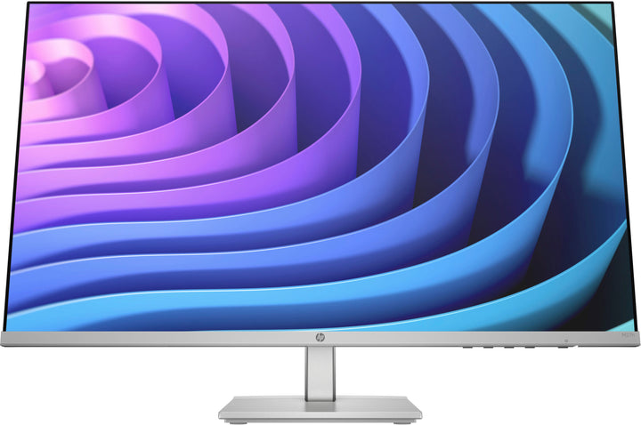 HP - 27" IPS LED FHD FreeSync Monitor with Adjustable Height (HDMI, VGA) - Silver & Black_0