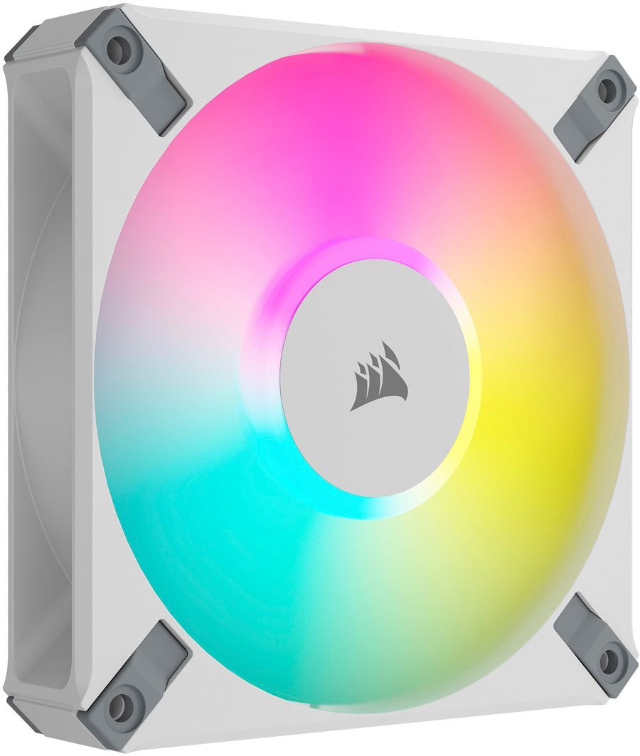 CORSAIR - AF120 RGB ELITE 120mm Fluid Dynamic Bearing Fan with AirGuide Technology - White_0