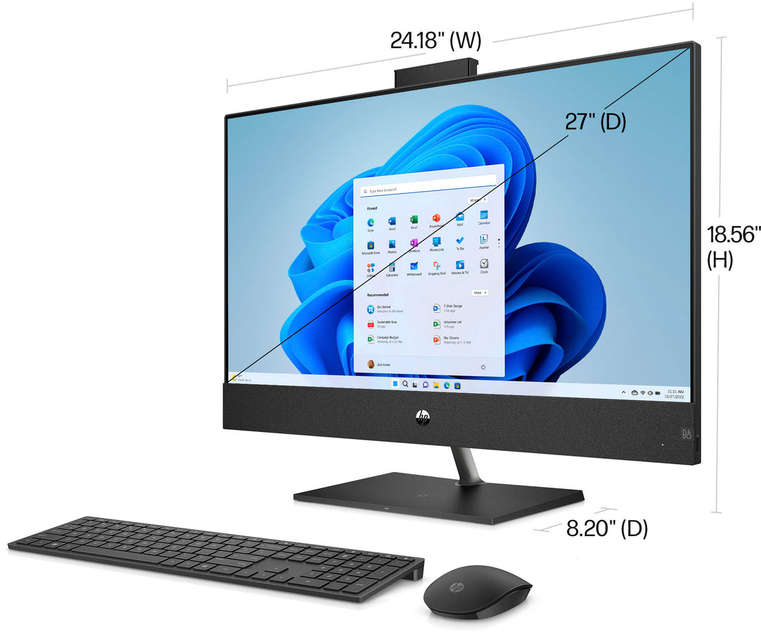 HP - Pavilion 27" Full HD Touch-Screen All-in-One - Intel Core i7 - 16GB Memory - 1TB SSD - Sparkling Black_6