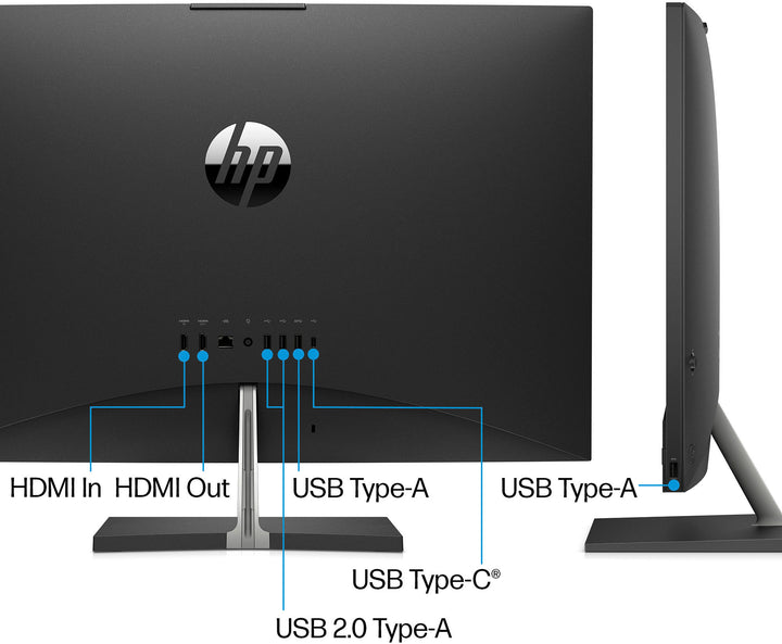 HP - Pavilion 27" Full HD Touch-Screen All-in-One - Intel Core i7 - 16GB Memory - 1TB SSD - Sparkling Black_5