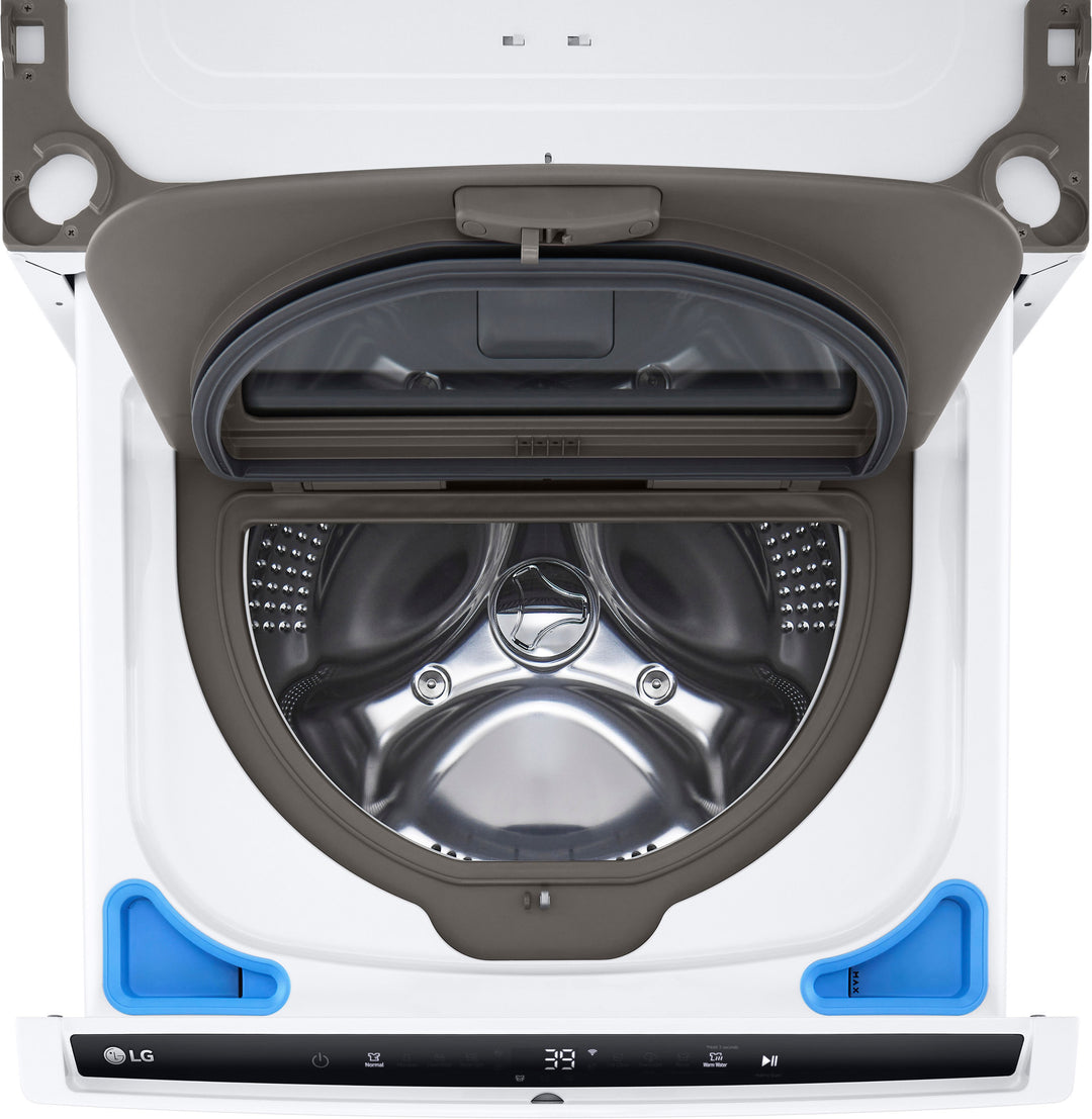 LG - SideKick 1.0 Cu. Ft. High-Efficiency Smart Top Load Pedestal Washer - White_18