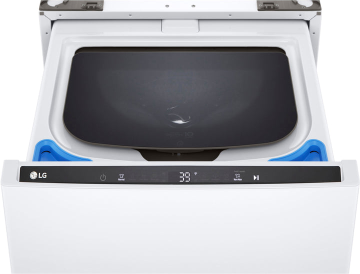 LG - SideKick 1.0 Cu. Ft. High-Efficiency Smart Top Load Pedestal Washer - White_14