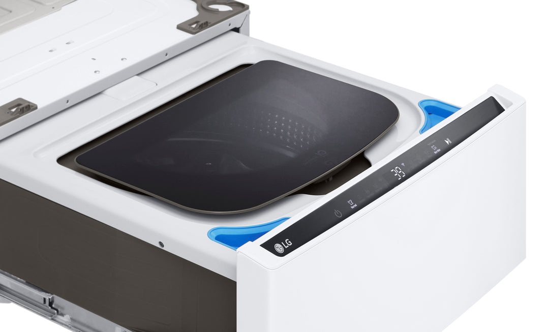 LG - SideKick 1.0 Cu. Ft. High-Efficiency Smart Top Load Pedestal Washer - White_12