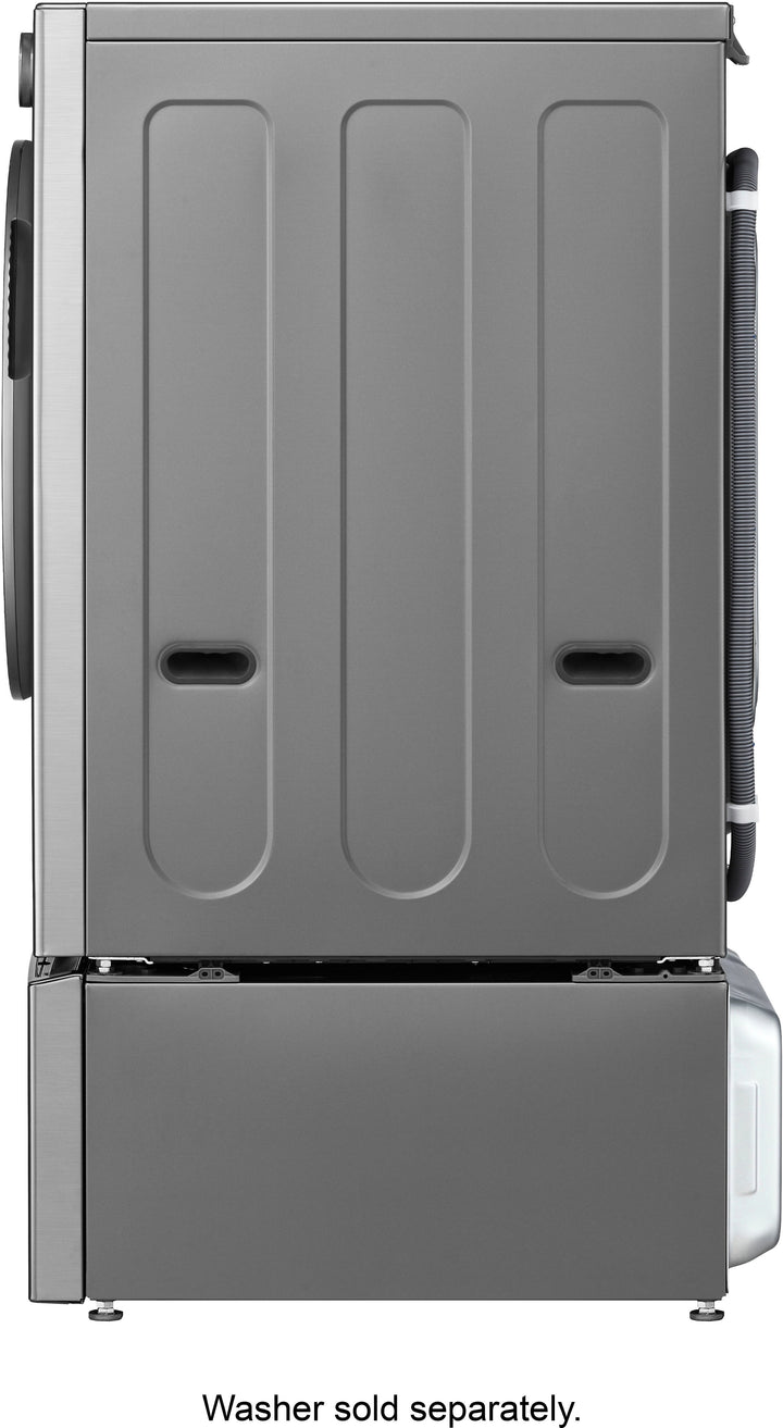 LG - SideKick 1.0 Cu. Ft. High-Efficiency Smart Top Load Pedestal Washer - Graphite Steel_7