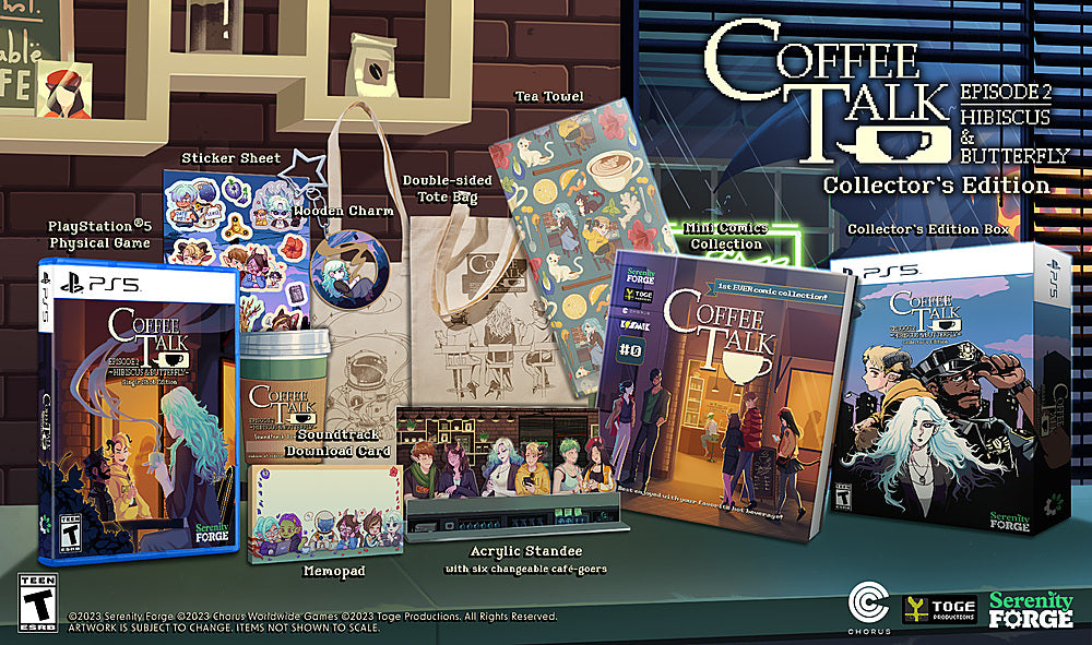 Coffee Talk Episode 2: Hibiscus & Butterfly Collector's Edition - PlayStation 5_1