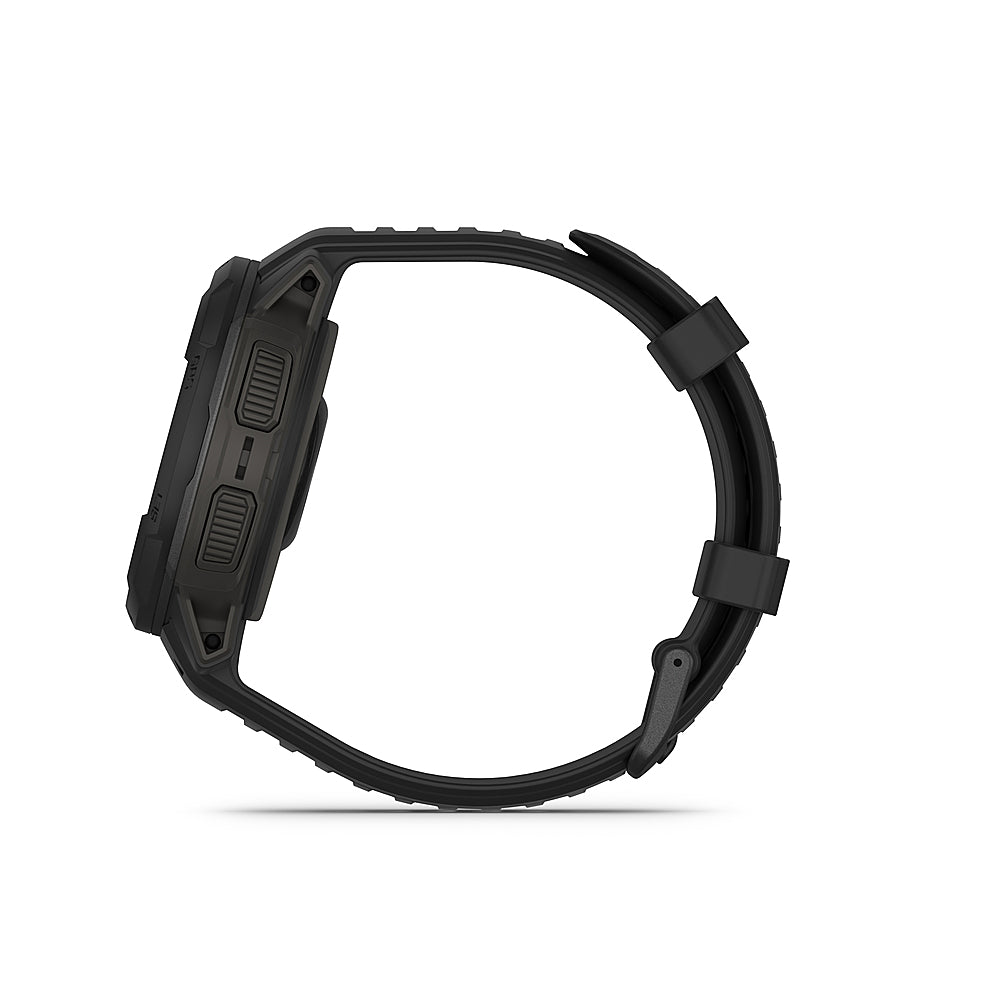 Garmin - Instinct Crossover Solar, Tactical Edition 45mm Smartwatch Fiber-reinforced Polymer - Black_4