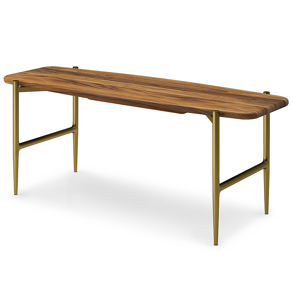Simpli Home - Wagner 46 inch Wide Bench in - Natural_1