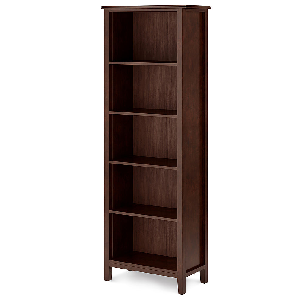 Simpli Home - Artisan 5 Shelf Bookcase - Russet Brown_1