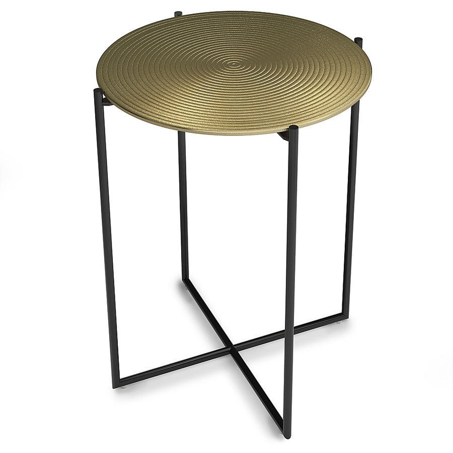 Simpli Home - Oliver  Side Table - Gold/Brass_0