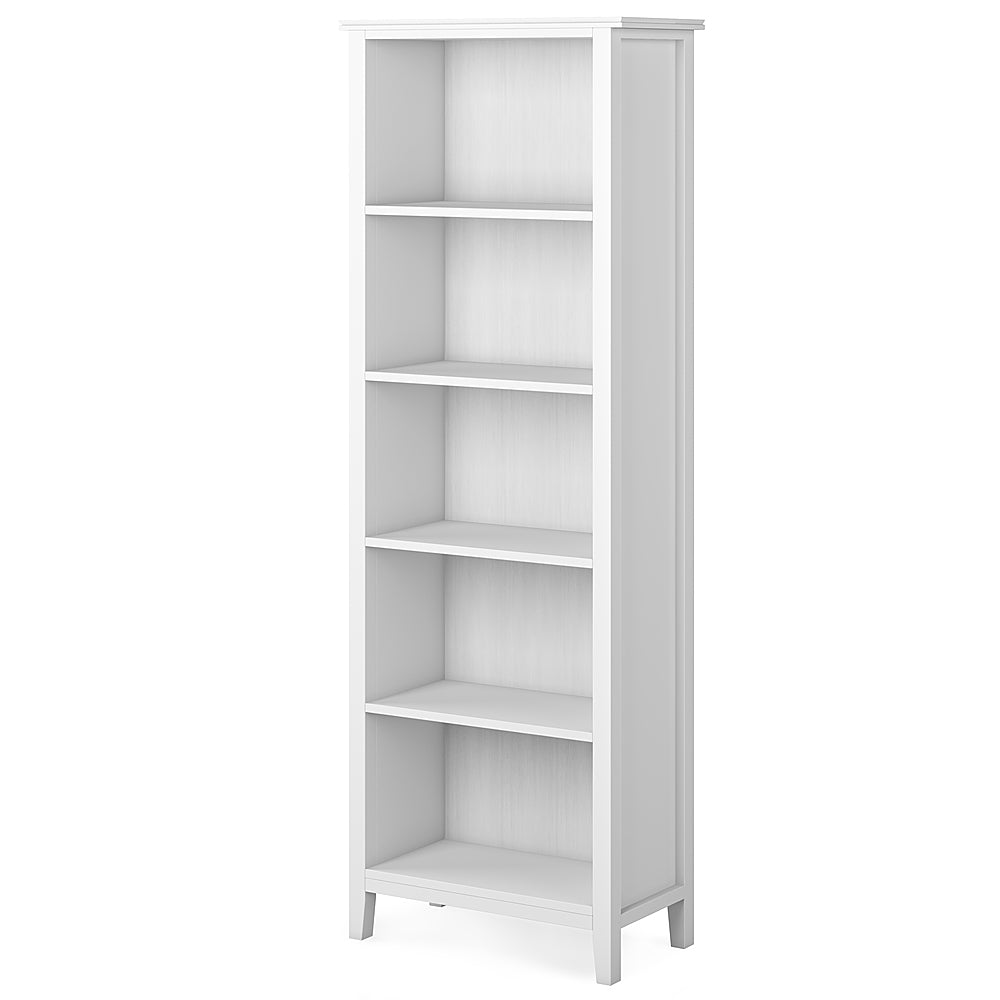 Simpli Home - Artisan 5 Shelf Bookcase - White_1