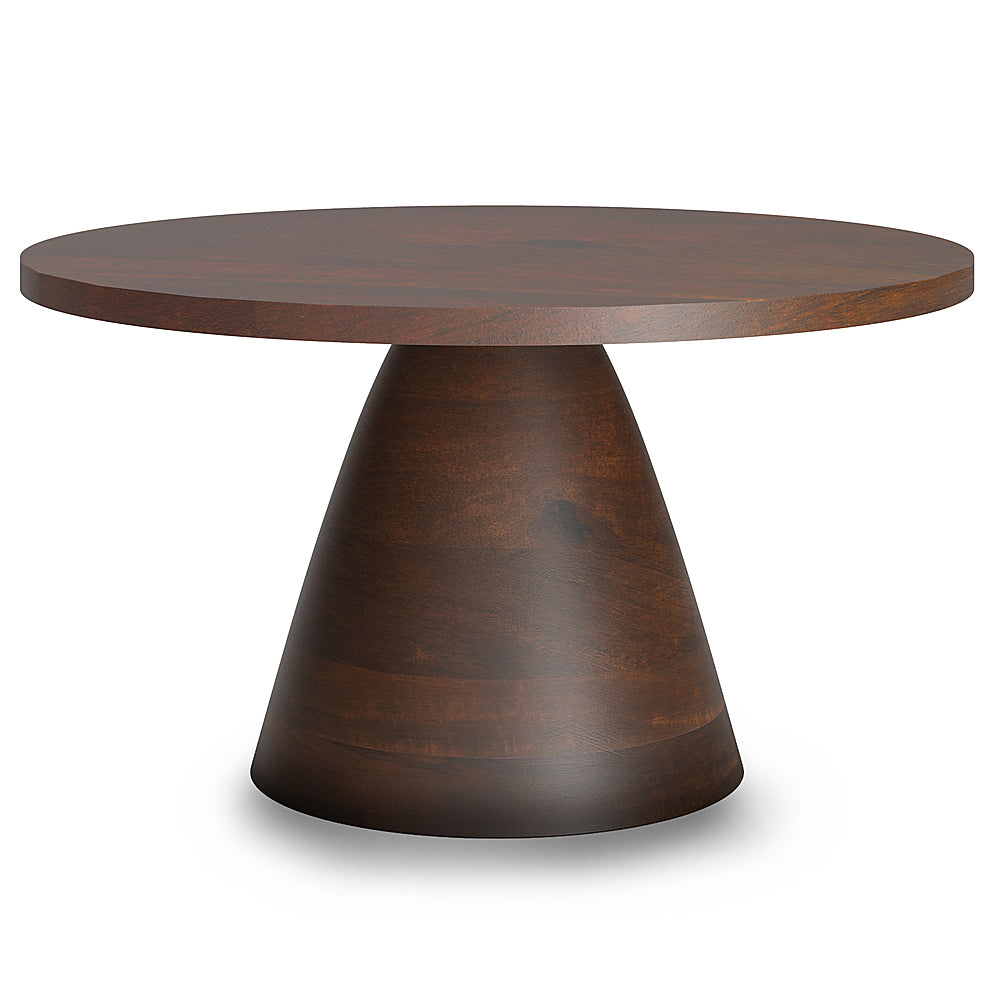 Simpli Home - Winnie  Round Coffee Table - Walnut_1