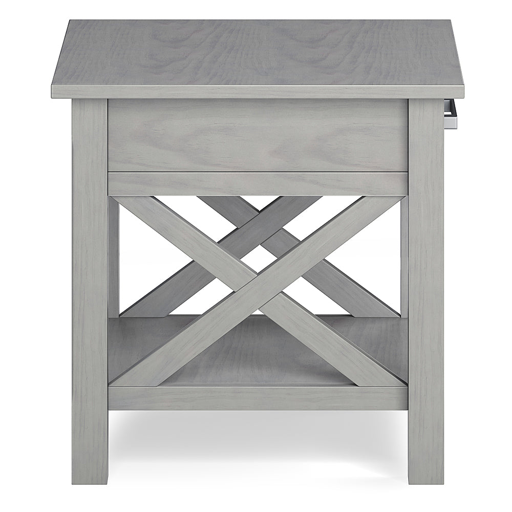 Simpli Home - Kitchener End Table - Fog Grey_3