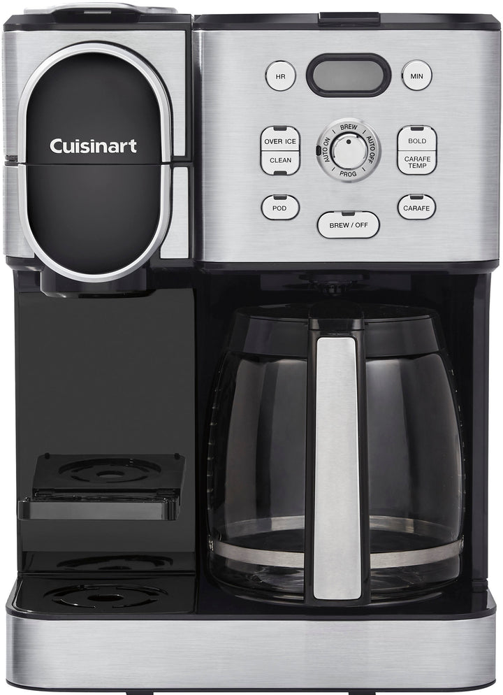 Cuisinart - 12 Cup 2-In-1 Coffee Center Coffeemaker - Black Stainless_1