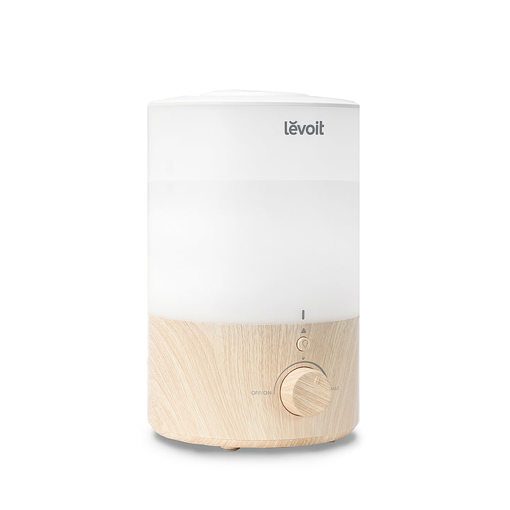 Levoit - Dual 150 .79 gallon Top-Fill Ultrasonic Humidifier - White / Wood_0