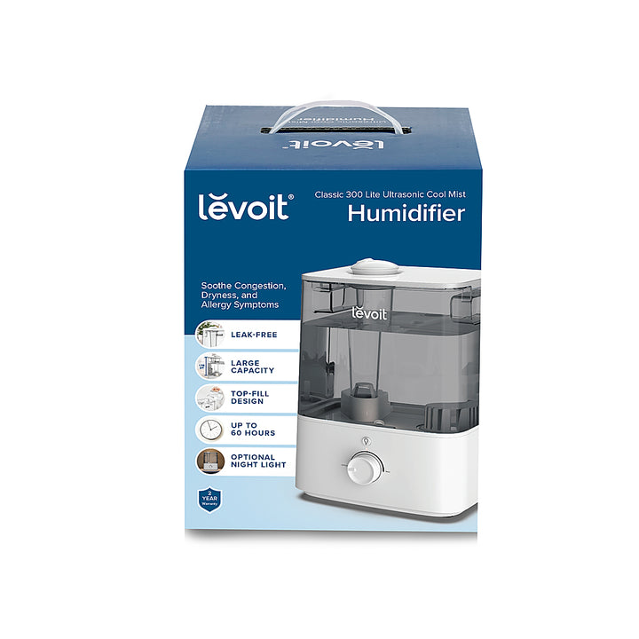 Levoit - Classic 300 Lite 1.58 gallon Ultrasonic Cool Mist Humidifier - Gray_9