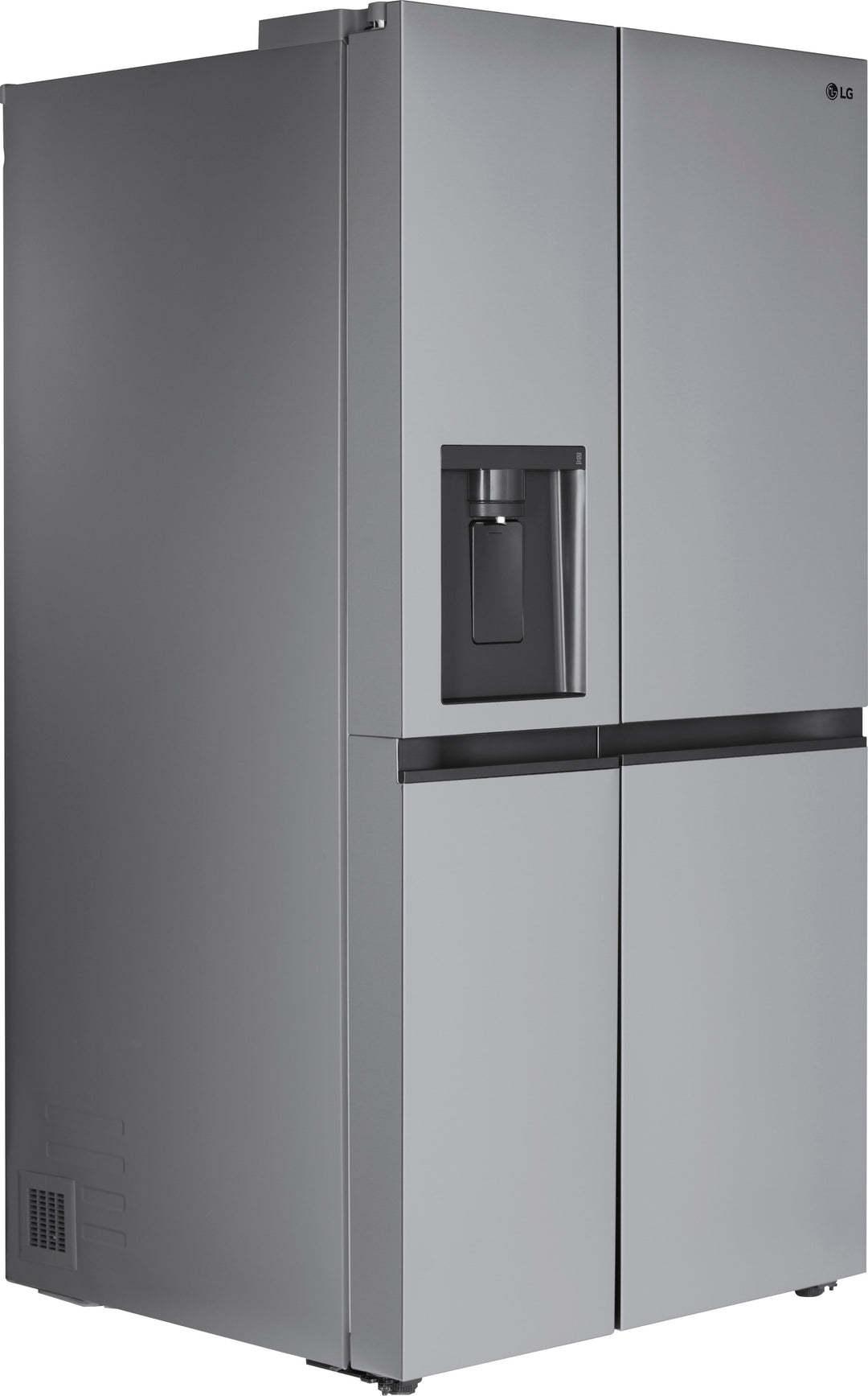 LG - 27.6 Cu. Ft. Side-by-Side Smart Refrigerator - Stainless steel_1