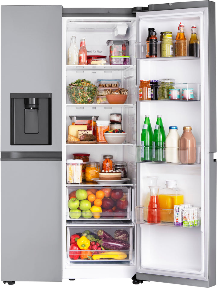 LG - 27.6 Cu. Ft. Side-by-Side Smart Refrigerator - Stainless steel_11