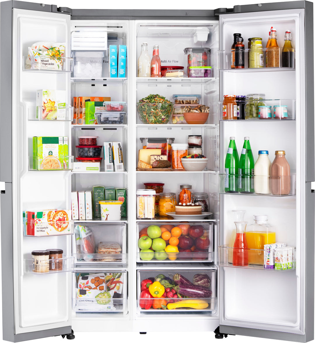 LG - 27.6 Cu. Ft. Side-by-Side Smart Refrigerator - Stainless steel_12