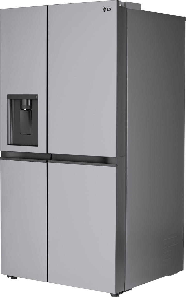 LG - 27.6 Cu. Ft. Side-by-Side Smart Refrigerator - Stainless steel_2