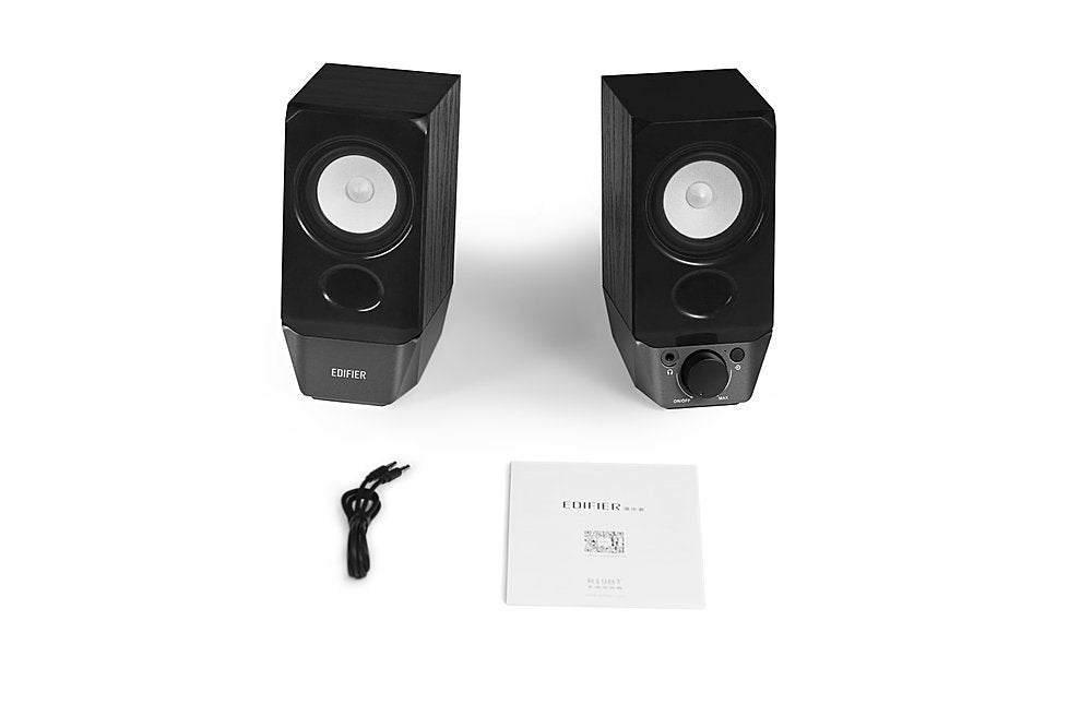 Edifier - R19BT 2.0 Bluetooth Bookshelf Speakers (Pair) - Black_1