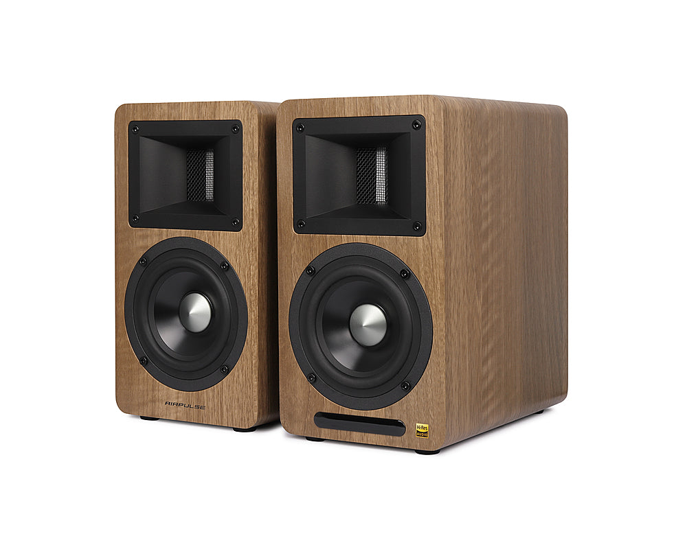Edifier - Airpulse A80 Hi-Res Active Speaker System (Pair) - Wood_1