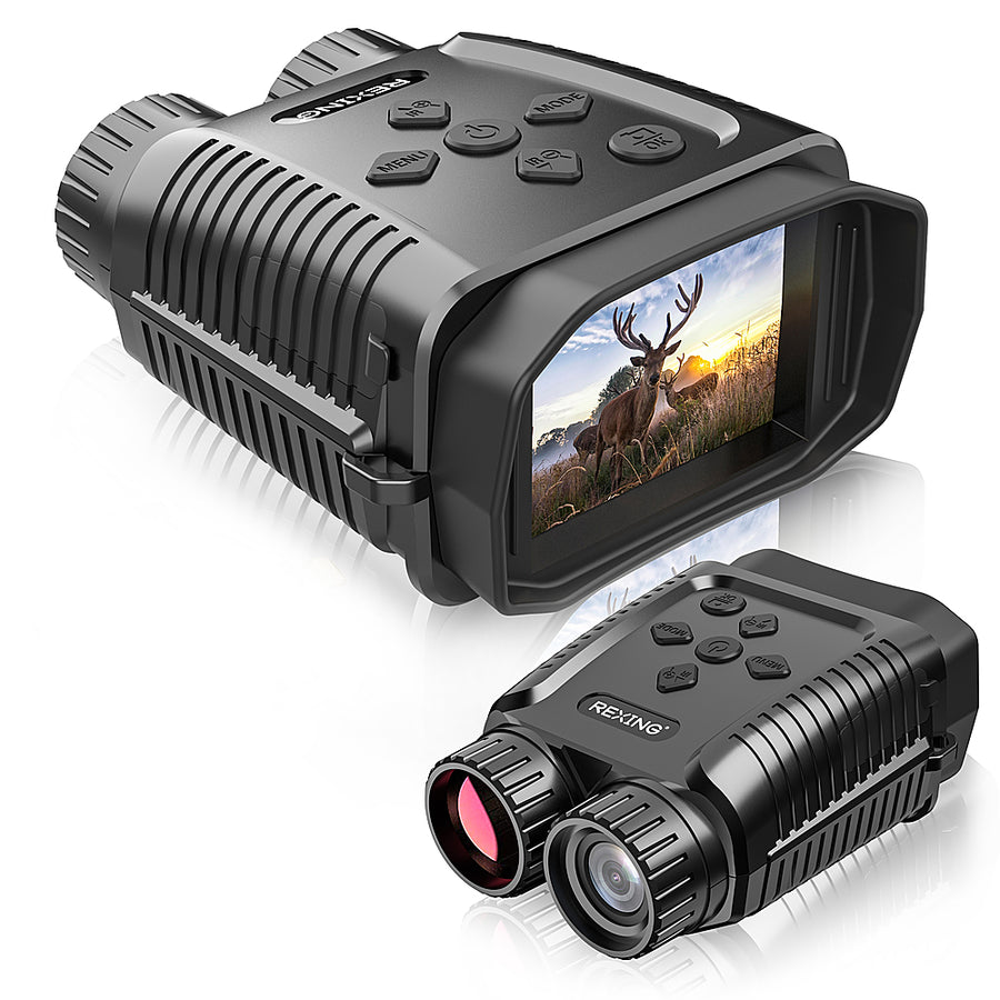 Rexing - B1 Mini 10 X 24 Digital Binoculars - Black_0