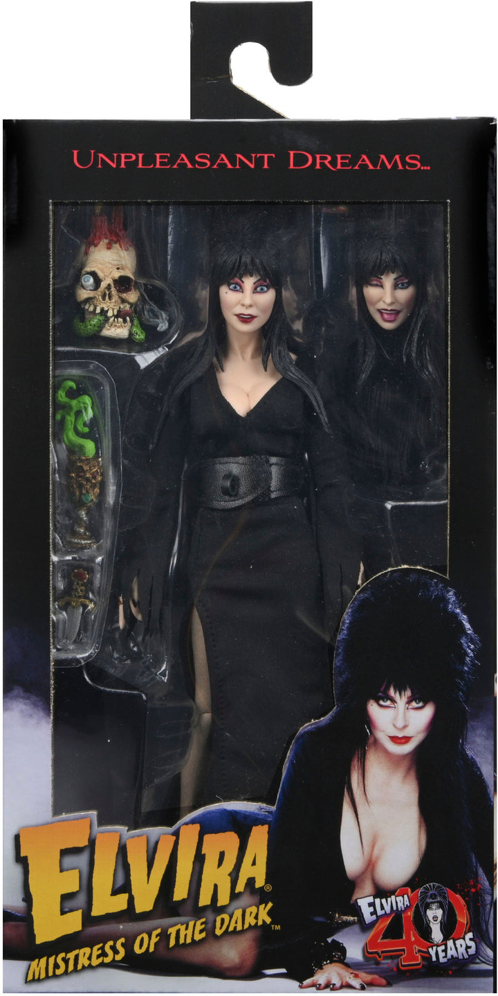 NECA - Elvira - 8" Clothed Action Figure - Elvira, Mistress of the Dark_1