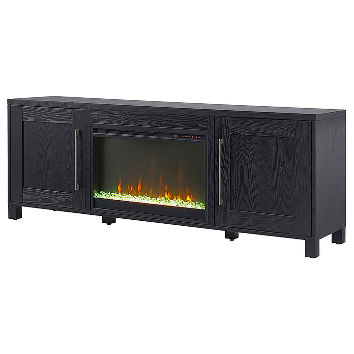 Camden&Wells - Chabot Crystal Fireplace TV Stand for Most TVs up to 75" - Black Grain_4