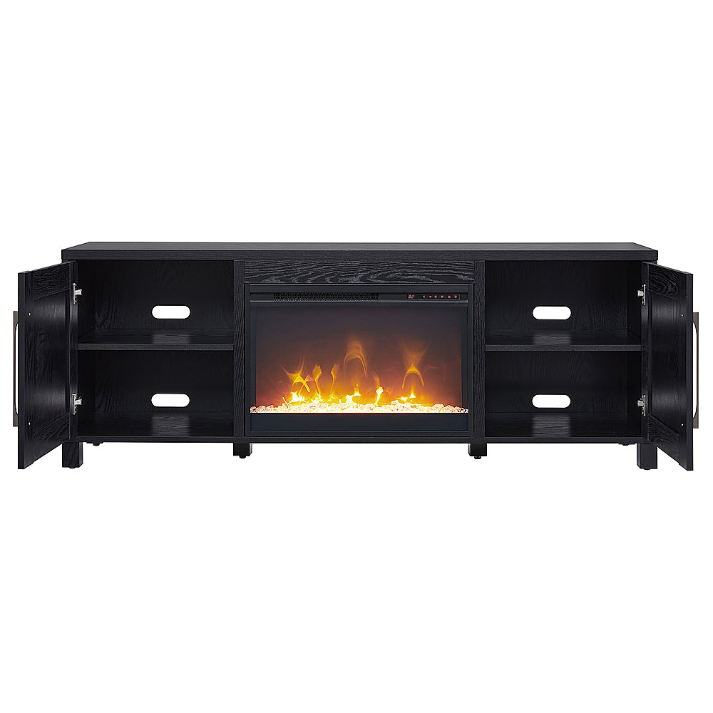 Camden&Wells - Chabot Crystal Fireplace TV Stand for Most TVs up to 75" - Black Grain_3