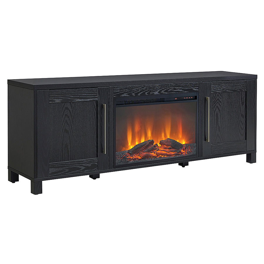 Camden&Wells - Chabot Log Fireplace for Most TVs up to 75" - Black Grain_0