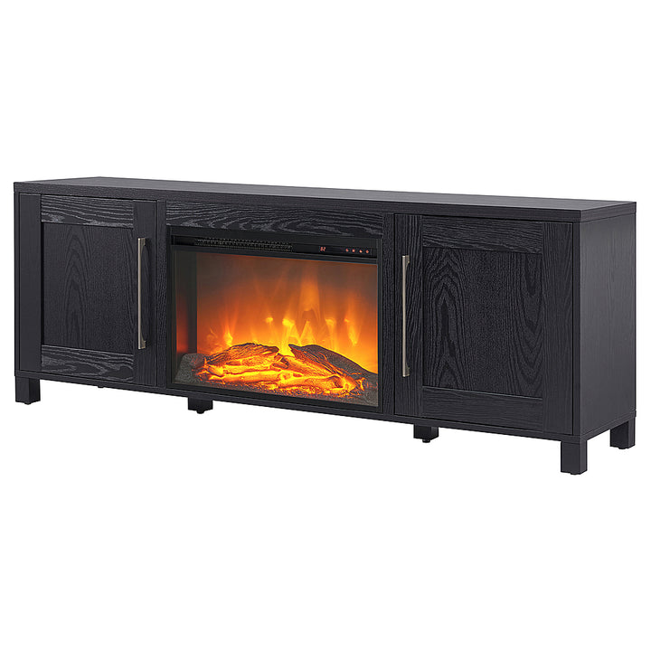 Camden&Wells - Chabot Log Fireplace for Most TVs up to 75" - Black Grain_4