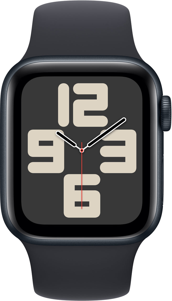 Apple Watch SE (GPS + Cellular) 40mm Midnight Aluminum Case with Midnight Sport Band - M/L - Midnight_1