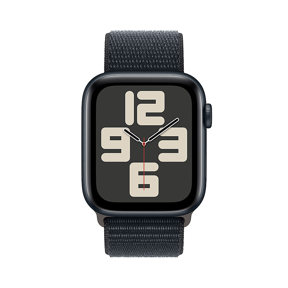 Apple Watch SE (GPS + Cellular) 44mm Midnight Aluminum Case with Midnight Sport Loop - Midnight_1