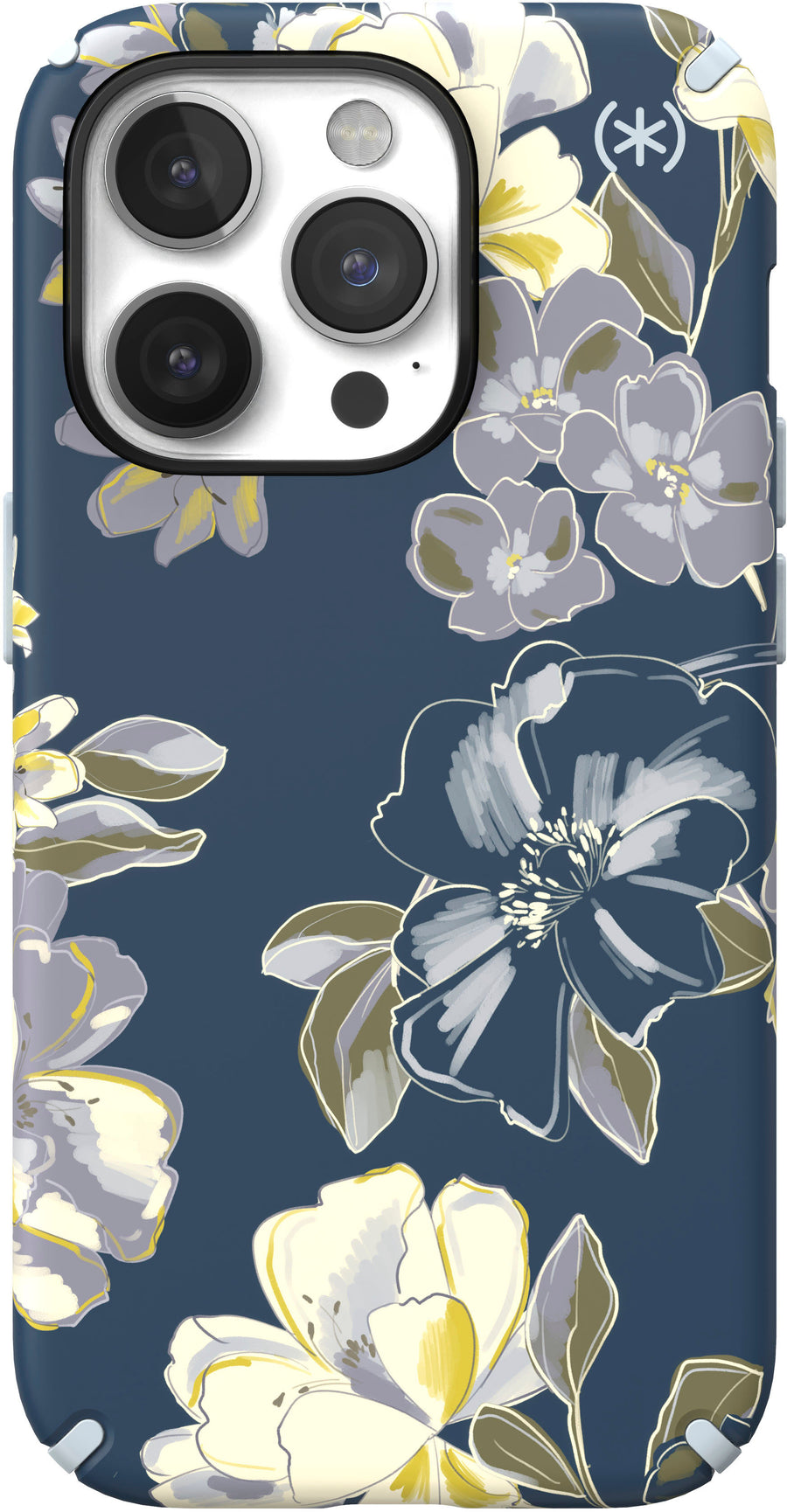 Speck - Presidio Edition Case with MagSafe for Apple iPhone 14 Pro - Tear Blue/Artistic Floral_0