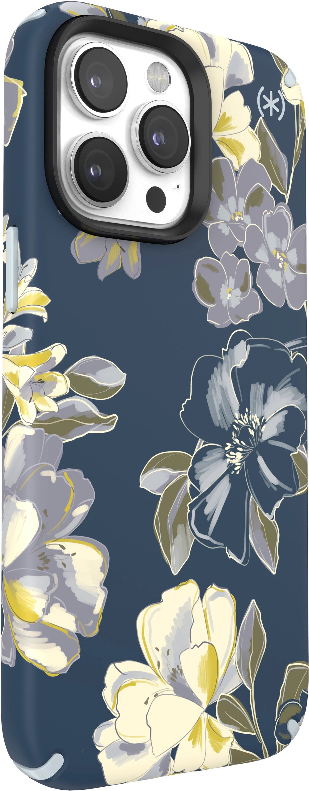 Speck - Presidio Edition Case with MagSafe for Apple iPhone 14 Pro Max - Tear Blue/Artistic Floral_1