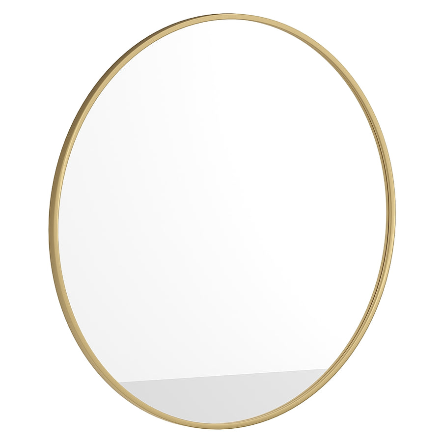 Flash Furniture - Julianne 36" Round Wall Mounted Mirror - Gold_0
