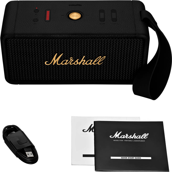 Marshall - MIDDLETON BLUETOOTH PORTABLE SPEAKER - BLACK AND BRASS_8