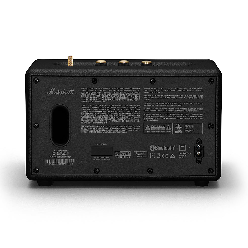 Marshall - Acton III Bluetooth Speaker - BLACK_3