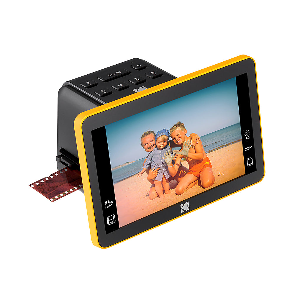 Kodak - Slide N Scan Digital Film Scanner with 7" LCD Screen - Black_1