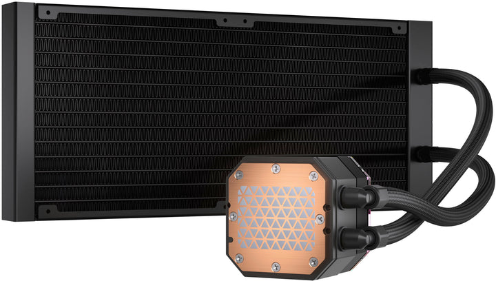 CORSAIR - iCUE H115i ELITE CAPELLIX XT 140mm Fans + 280mm Radiator Liquid Cooling System with ultra-bright CAPELLIX RGB LEDs - Black_2