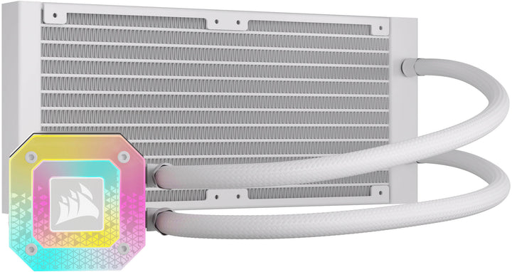 CORSAIR - iCUE H100i ELITE CAPELLIX XT Liquid CPU Cooler with RGB Lighting - White_9