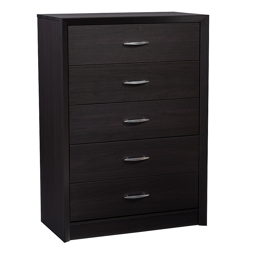CorLiving - Newport 5 Drawer Tall Dresser - Black_1