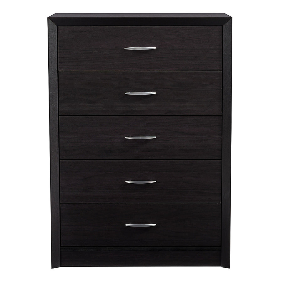 CorLiving - Newport 5 Drawer Tall Dresser - Black_0