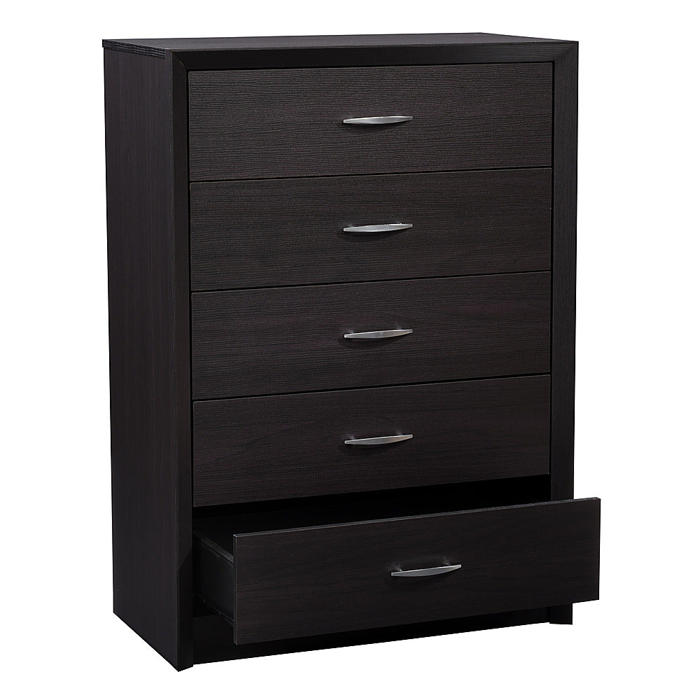 CorLiving - Newport 5 Drawer Tall Dresser - Black_10