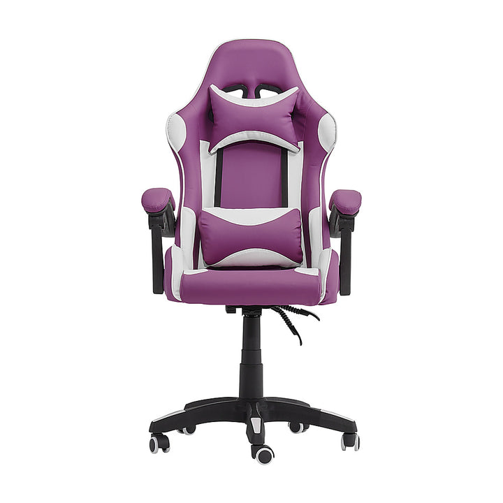 CorLiving - Ravagers Gaming Chair - Purple and White_0