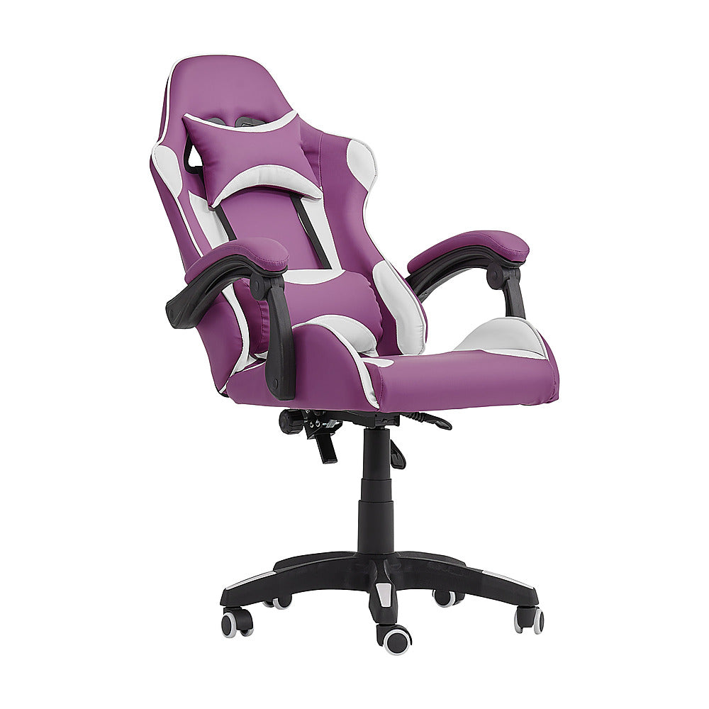 CorLiving - Ravagers Gaming Chair - Purple and White_11